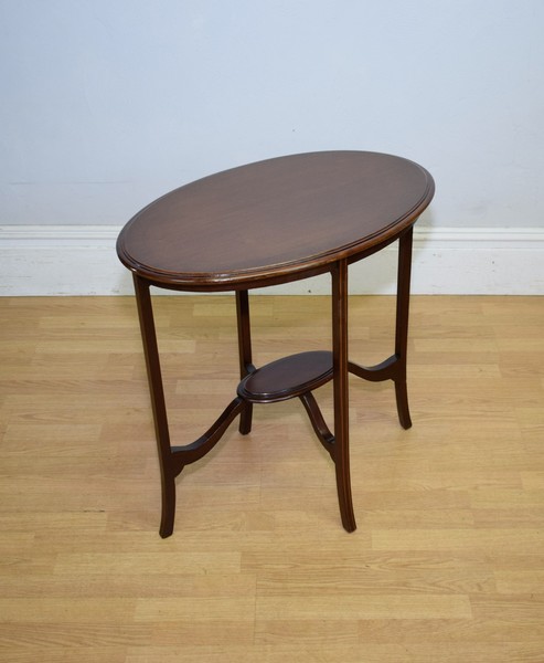 Edwardian Mahogany Occasional Table photo for sale