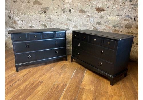 Stag Chest Of Drawers X 2 A Pair Of Stag Chest Of Drawers Mat Black