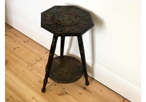 Art Nouveau Wooden Cricket Table