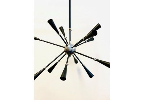 Superb Pair Of 1960’s Sputnik Chandeliers