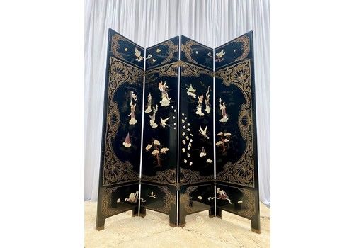 20th Century Chinese Lacquered Coromandel Screen