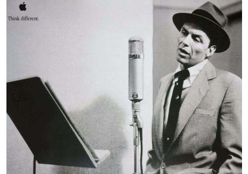 Apple Think Different   Frank Sinatra Original Vintage Poster