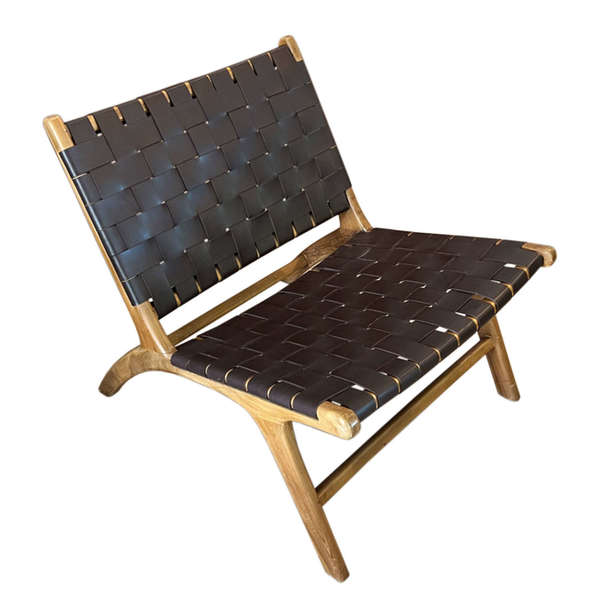 Olivier De Schrijver Leather Wood Chair