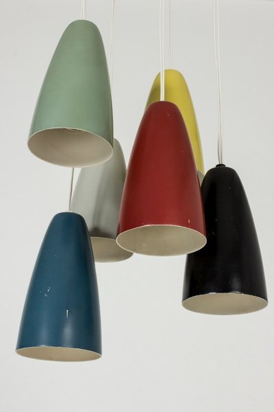 Ceiling Lamp By Hans Bergström For Ateljé Lyktan, 1950s photo vinterior