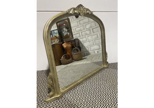 Large Antique Style Overmantle Mirror