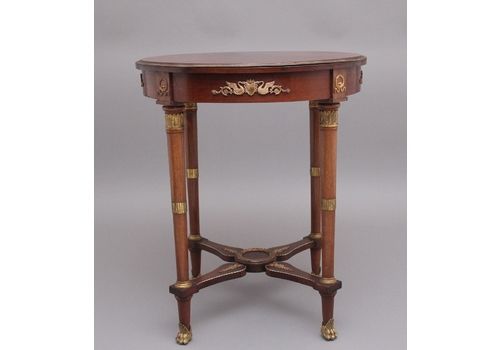 19th Century French Mahogany Centre Table In The Empire Style