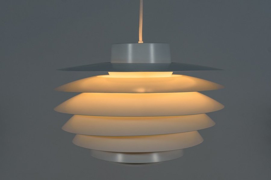 Mid Century Danish Verona Pendant Lamp By Svend Middelboe For Fog And Menup 1970s photo for sale