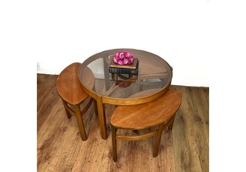 Mid Century Nathan Trinty Nest Of Tables   Coffee Table