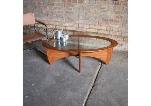 G Plan Oval Astro Teak Coffee Table