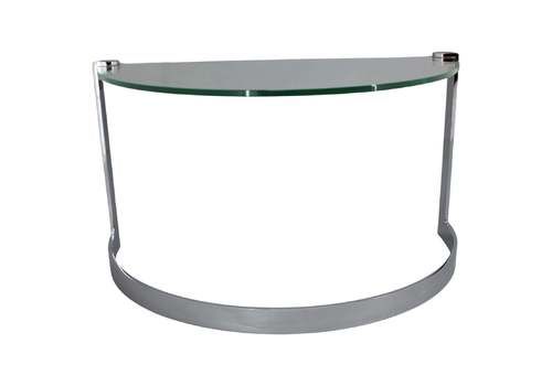 1980s Steel And Glass Side Table By Friedrich Moller For Ronald Schmitt Tische