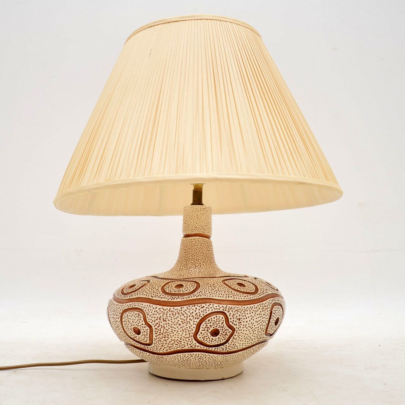 1960 S Vintage Ceramic Table Lamp
