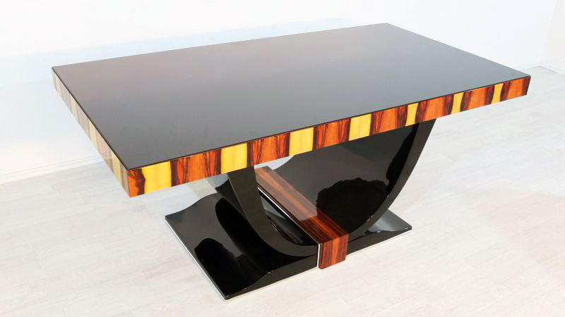 Art Deco Dining Table With Wonderful Palisander photo furniture