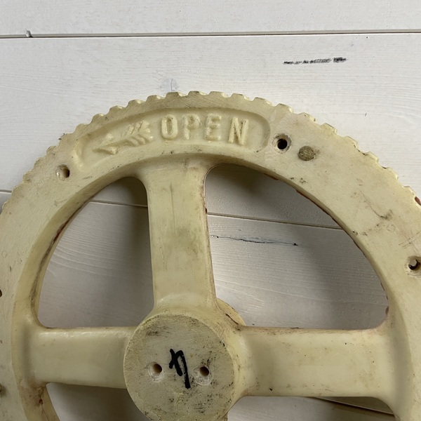 Set Of 4 Reclaimed Resin Foundry Cog Patterns photo 295.0