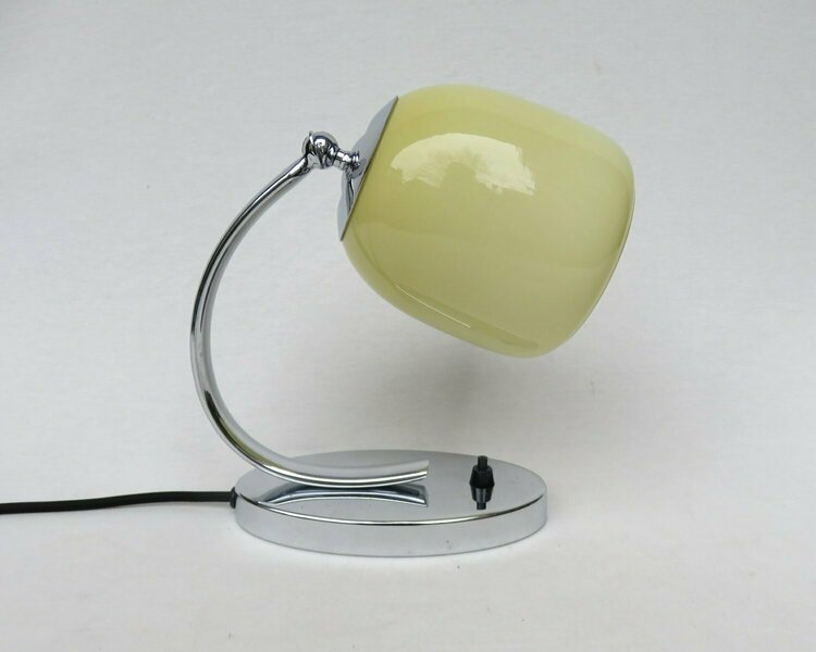 Art Deco Chrome Plated Table Lamp From Wmf Ikora, 1920s photo furniture