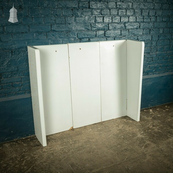Reclaimed Slab Urinal Backsplash And End Panels White Glazed Vinterior