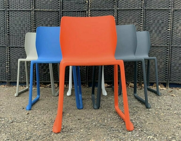 Stackable Dining Chairs From Bold, Set Of 6 Vinterior