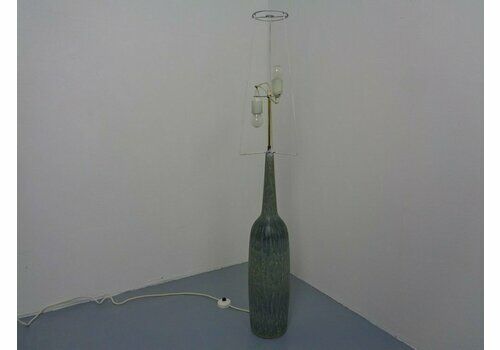 Large Ceramic Floor Lamp By Per Linnemann Schmidt For Palshus Ceramics, 1960s