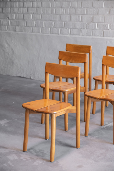 Set Of 6 Chairs Grain De Café By Pierre Gautier Delaye photo furniture
