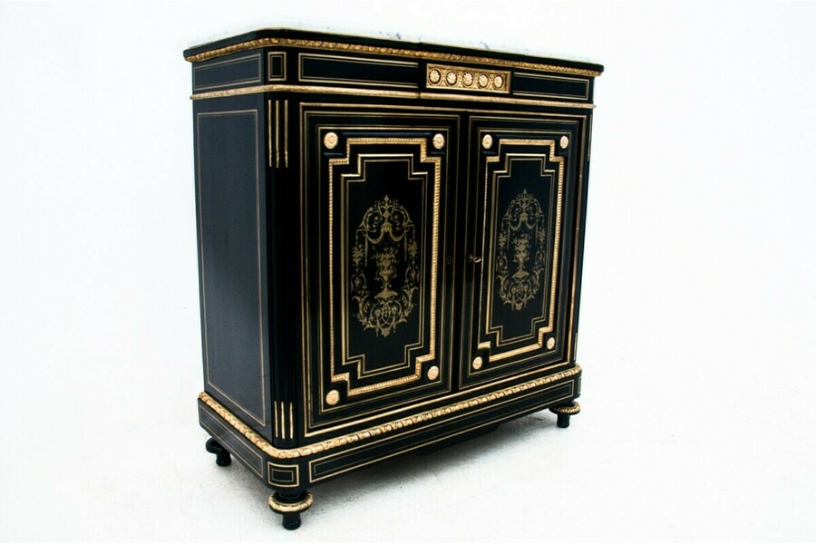French Napoleon III Chest Of Drawers, Circa 1860, After Renovation