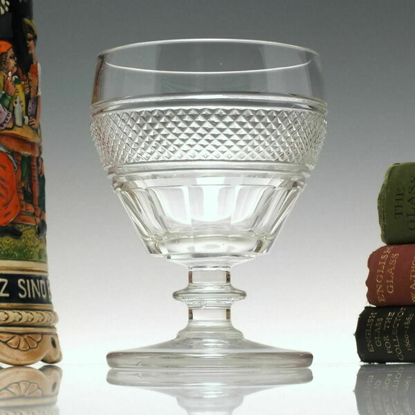 Large 19th Century Anglo Irish Glass Rummer C1810 Vinterior