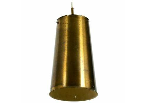 Extraordinary Large Mid Century Modern Copper Pendant Lamp With 4 Socket