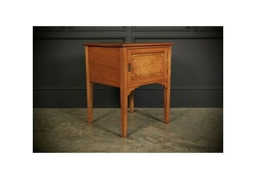 Late Victorian Inlaid Bedside Cabinet By Maple & Co.