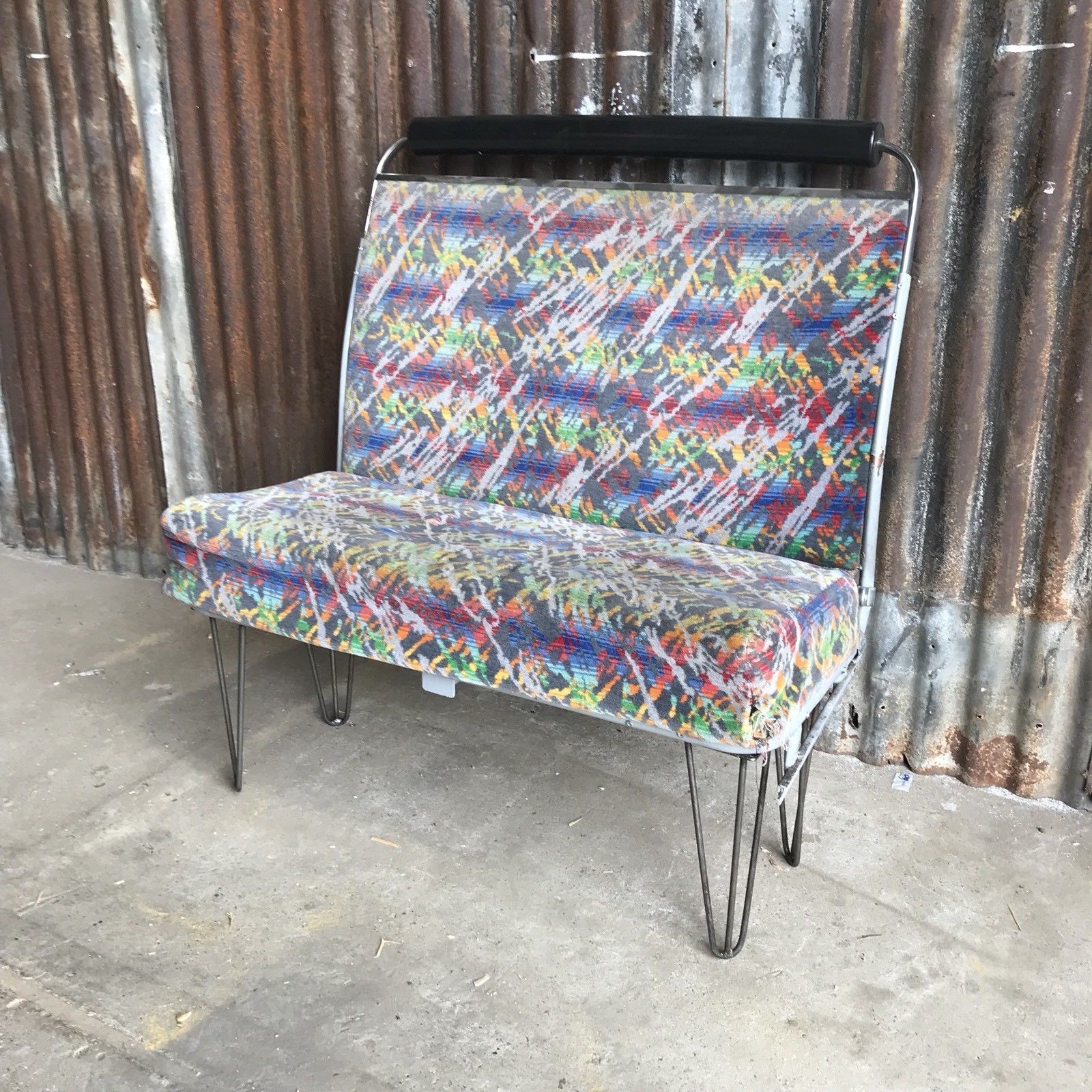 Vintage Retro Bus Seat Ideal For Dining Table Bench S Chairs Funky Unique 5
