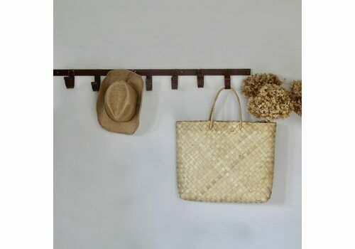 1930s French Metal Coat Hooks, Vintage